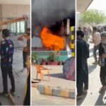 Pakistani Protestors Attack US Consulate In Karachi :&nbsp; করাচিতে মার্কিন কনস্যুলেটে হামলা। পুলিশের গুলিতে নিহত ৯ নাগরিক।