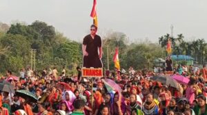 Tripura News: প্রদ্যুৎ কিশোরের উপস্থিতিতে মহারানীতে তিপ্রামথার শক্তি প্রদর্শন।