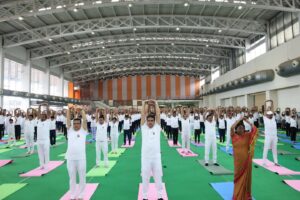 International Yoga Day : রাজ্যে ঘটা করে পালিত হলো আন্তর্জাতিক যোগা দিবস।
