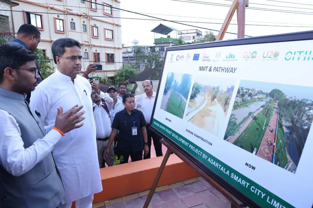 Tripura News: মুখ্যমন্ত্রীর হাত ধরে উদ্বোধন হলো বহু প্রতীক্ষিত ‘হাওড়া রিভারফ্রন্ট’ প্রকল্প।