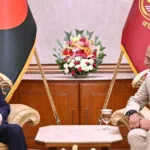 বাংলাদেশের রাষ্ট্রপতির সঙ্গে ভারতীয় হাইকমিশনারের সাক্ষাৎ।