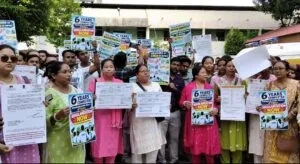 Tripura News: নিয়মিতকরণের দাবিতে সরব রাজ্যে কর্মরত কমিউনিটি হেলথ অফিসাররা।